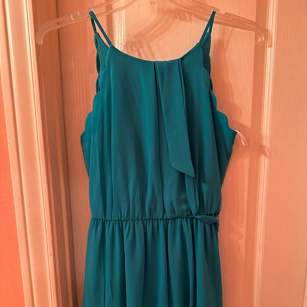 Teal dress